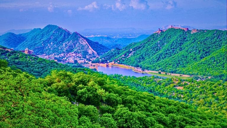 Aravali landscape connected to traditional heritage